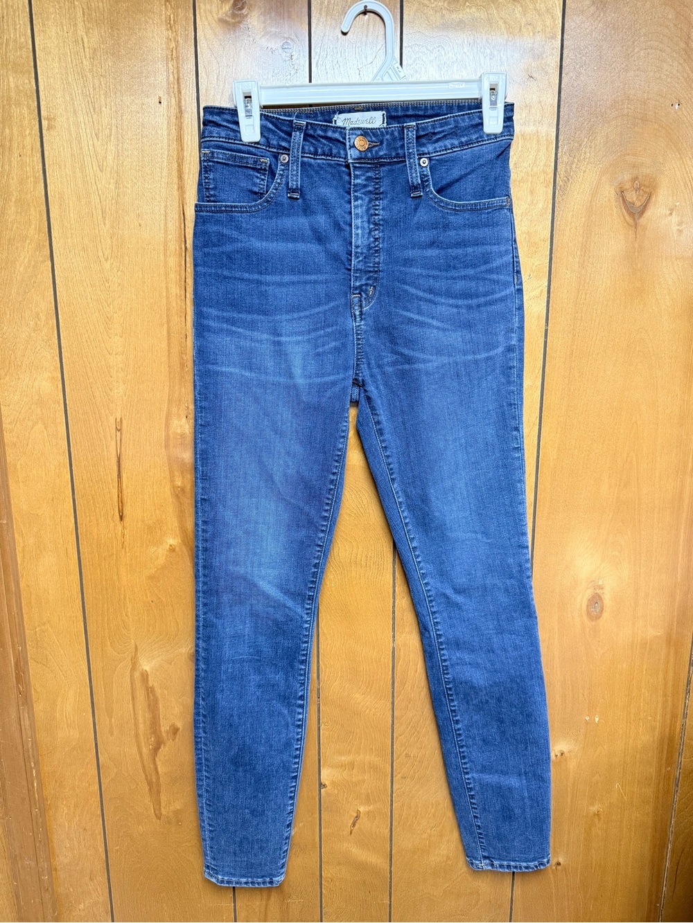 MADEWELL: Curvy High Rise Skinny Jeans Size 27 - Picture 1 of 3